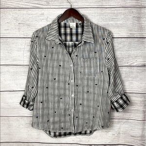 By Together Long Sleeves Cotton Button Down Shirt